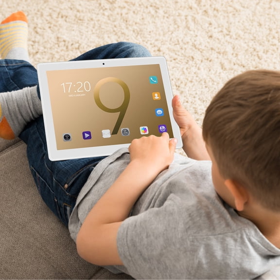 Android Tablets on Sale, Hwkond Upgraded 10.1-inch Tablet Computer 2+16G 10 Core Android Ultra-thin High-definition Screen Learning Game Video Office Tablet,Gold