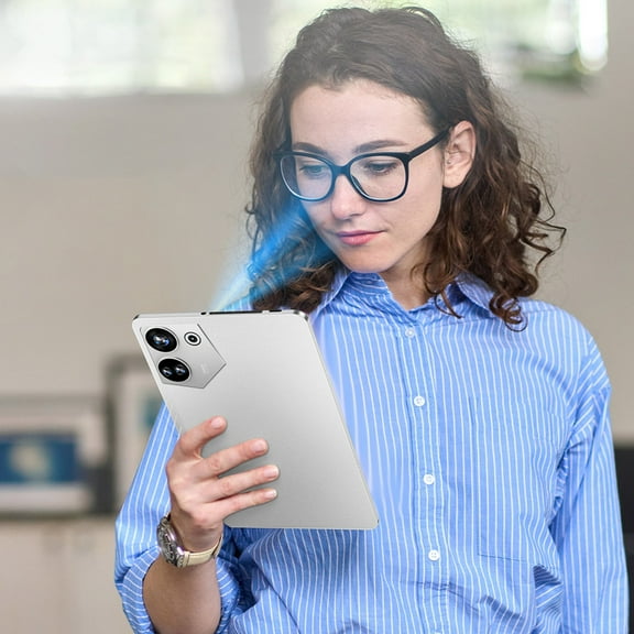 Android Tablets for Adults, Hwkond 8-inch High-definition Eye Protection Screen 2+16GB Tablet Android 10.0 Card Standby Support 128GB,Silver