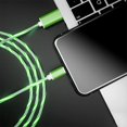 thumbnail image 1 of Android/TypeC Fast Charging Cable LED Luminous Glow Flowing USB Cable P1L7, 1 of 8