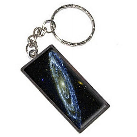 Andromeda Galaxy Space Keychain Key Chain Ring
