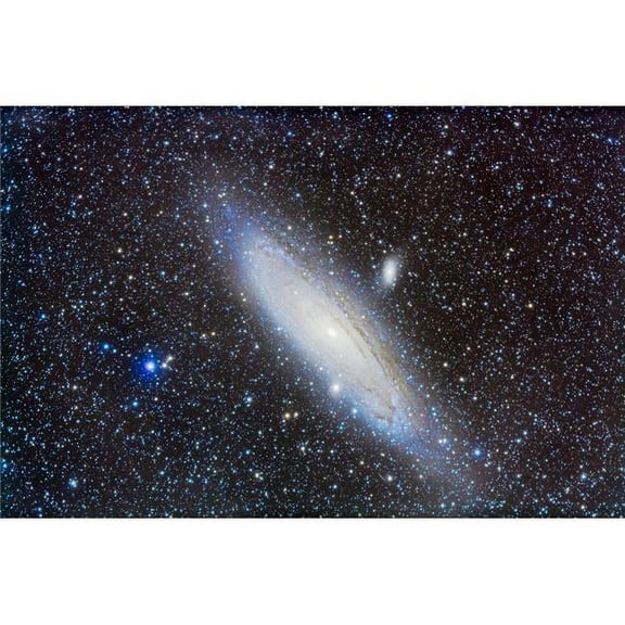 Andromeda Galaxy with companions Poster Print