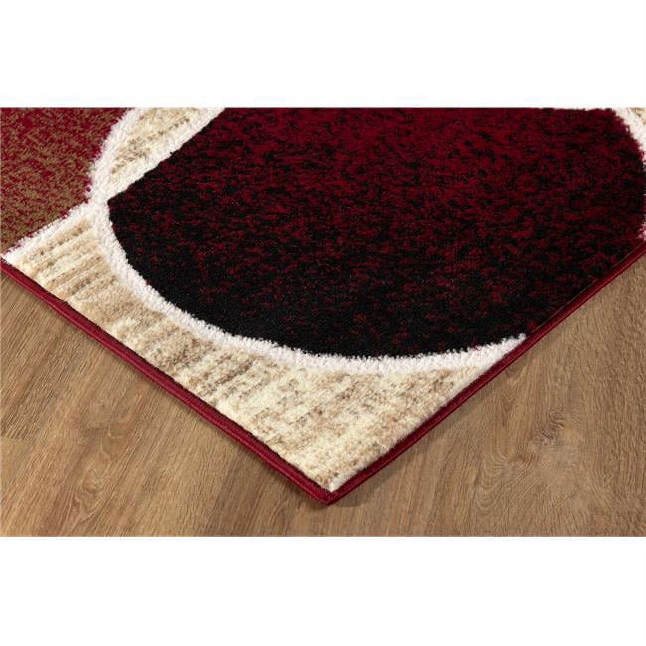 Red Plaid Rug 4x6 Andromeda Geometric Rug, Multi Color - 4 x 6 ft. - Walmart.com