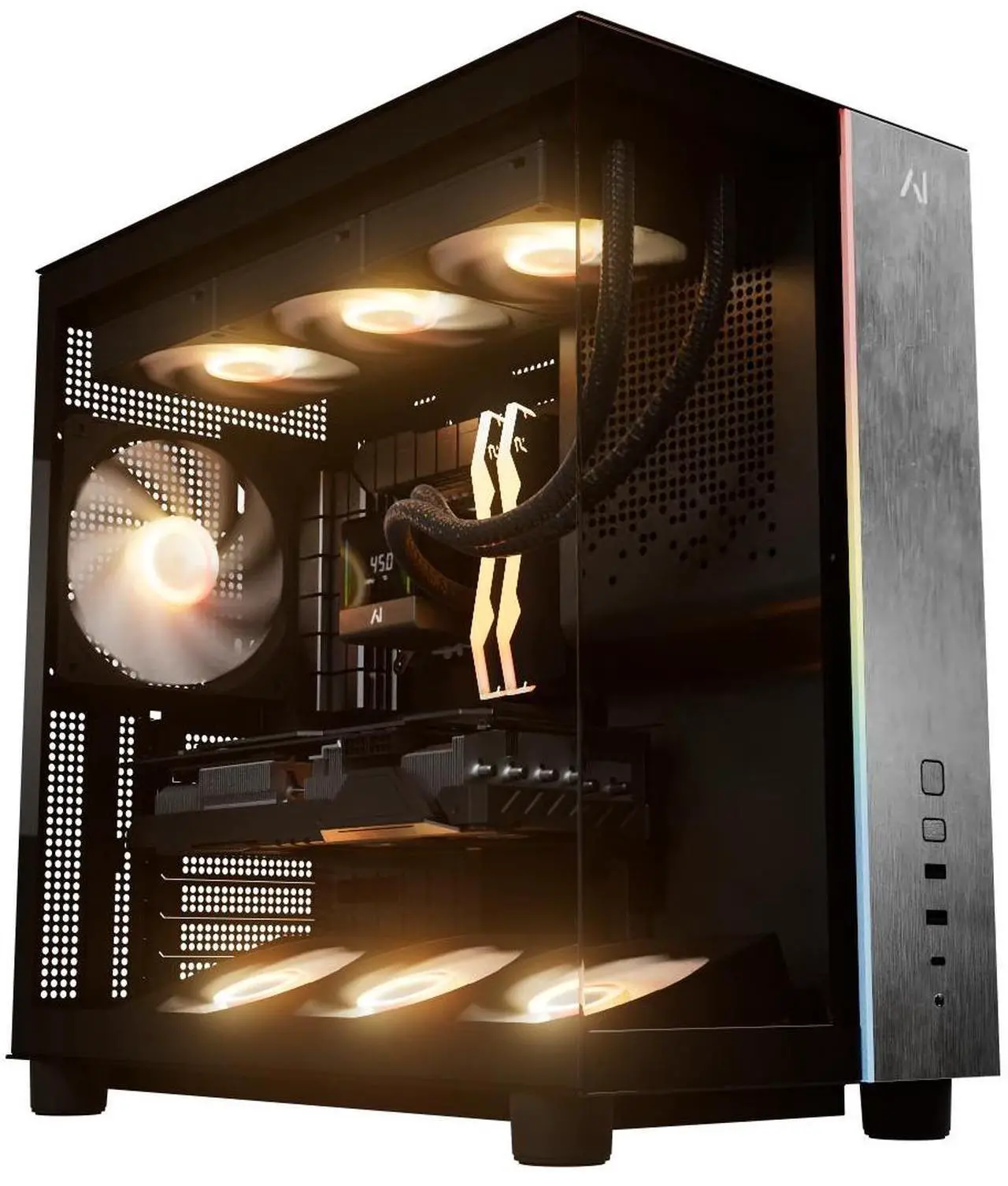 Andromeda Insights V3 ELITE AMD - RX 9070XT 16GB GDDR6 | Ryzen 7 9800X3D 4.7 GHz (5.2 GHz Turbo Boost) | 32GB DDR5 6000MHz | 2TB Gen4 SSD | 850W Gold PSU | ARGB Fans | Wi-Fi + BT | Win 11