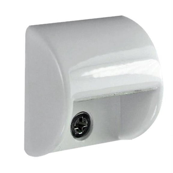 Andros Courtesy Light - White Powder Coat Housing - Warm White Light