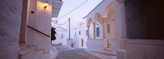 Andros Greece Canvas Art - Panoramic Images (36 x 13)
