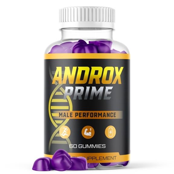 Androx Prime Gummies Advanced Formula All Natural Vitamin Supplement AndroxPrime 60 Gummies