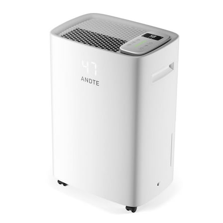 Andte 120 Pint Portable Dehumidifier, 2,000 Sq. Ft Coverage, 1.32 Gal Tank