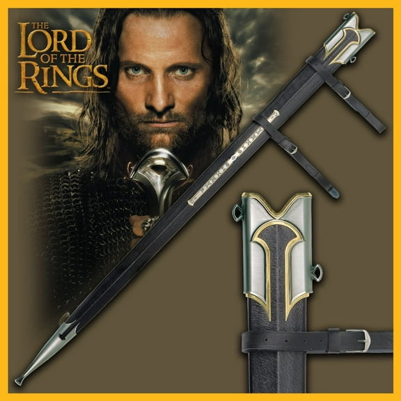 Anduril Sword Scabbard - Officially Licensed Lord of the Rings Replica