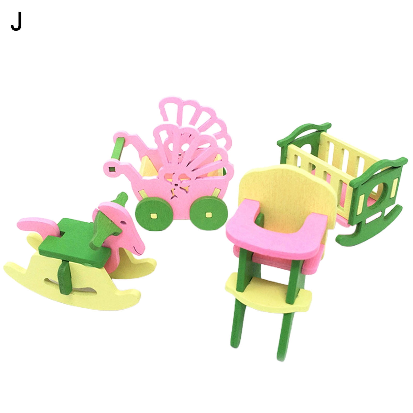 Andvari 1 Set Dollhouse Furniture Handmade Micro Landscape Mini Wooden