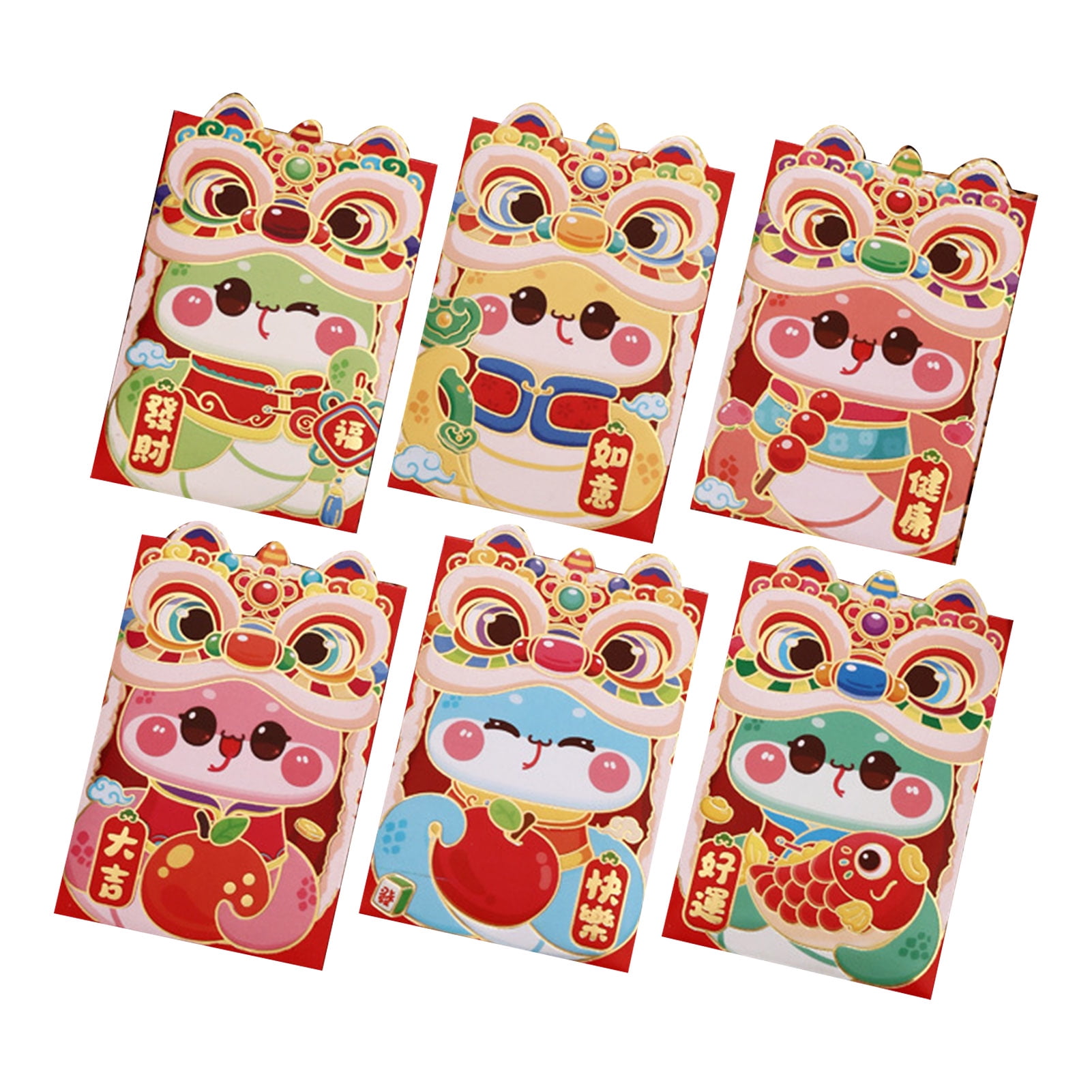 Andvari 2025 Year of The Snake Red Envelopes, Chinese Lunar New Year