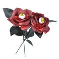 Andvari 2Pcs Halloween Artificial Flowers Realistic Eyeball Rose