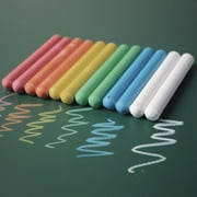 Andvari Dustless Drawing Chalk Sticks 12 Colors Coloured Chalk
