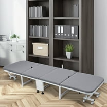 Andvari Folding Bed, 4-Fold, Office With wheels, for office camping.