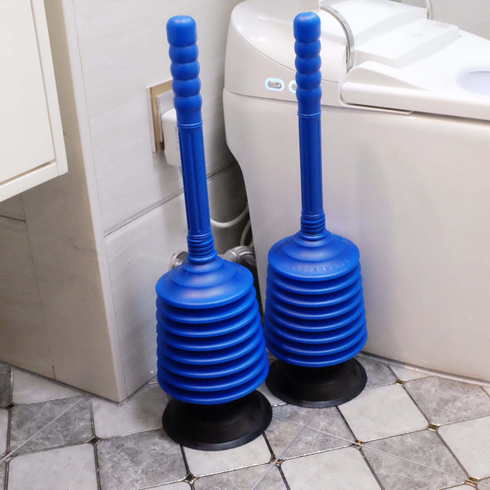 Andvari Toilet Bowl Plunger Toilet Plunger High Pressure Thrust Strong ...