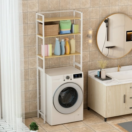 Andvari Washing Machine Rack, 3-Tiers, Storage For laundry, over washer dryer, organizer.