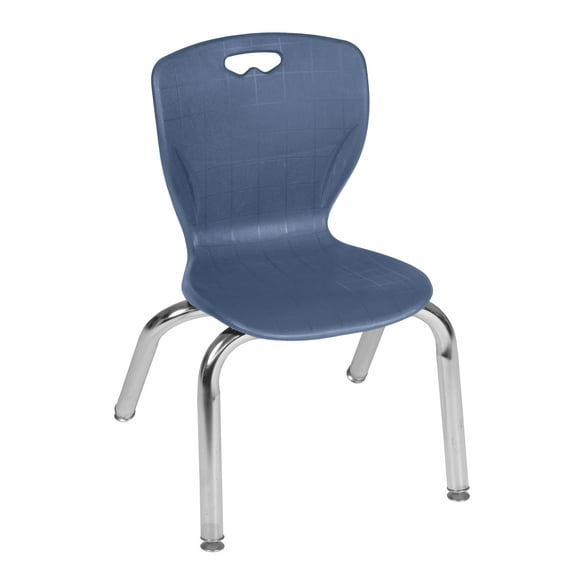 Andy 12" Stack Chair (8 pack)- Navy Blue