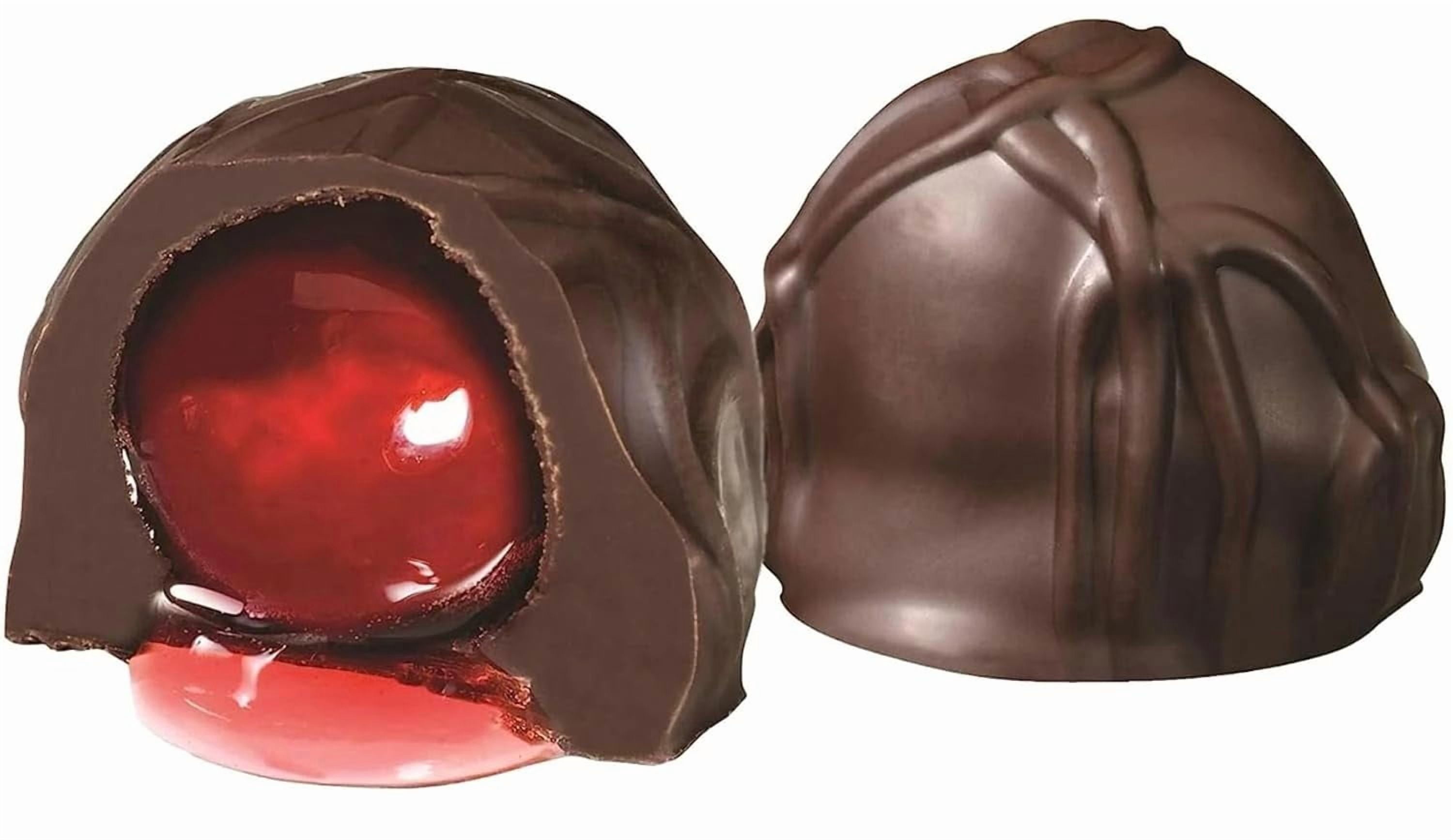 Andy Anand Vegan Belgian Dark Chocolate Cherry Cordials | Luxurious Gift Box | Indulgent, Decadent, Amazingly Delicious | Whole Cherry, Exploding with Flavor (48 Pcs)