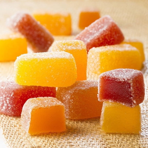 Andy Anand French Fruit Jellies, 24 Pcs, Boxed, Assorted Flavors, No Nuts, No Dairy, Ready-to-Eat