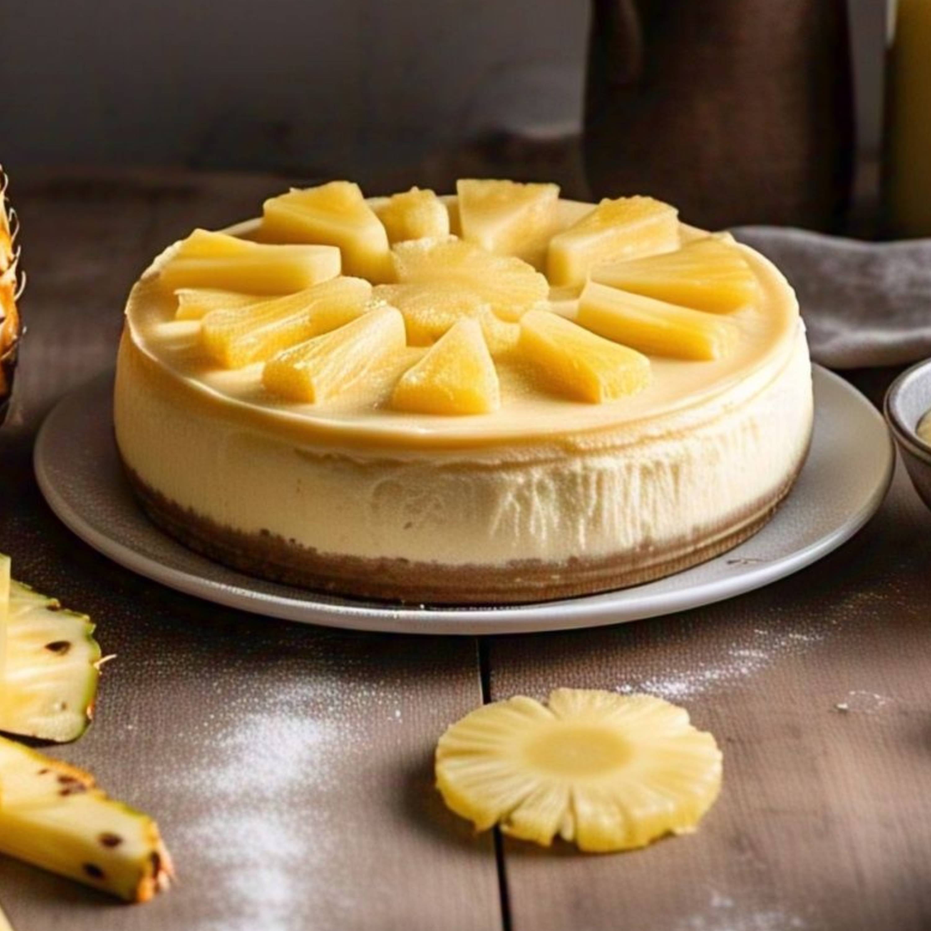 Andy Anand Deliciously Indulgent Sugar Free Pineapple Cake 9'', Shipped 2nd Day Air - The Best Classic Baked Good With Irresistible Taste - 2 Lbs