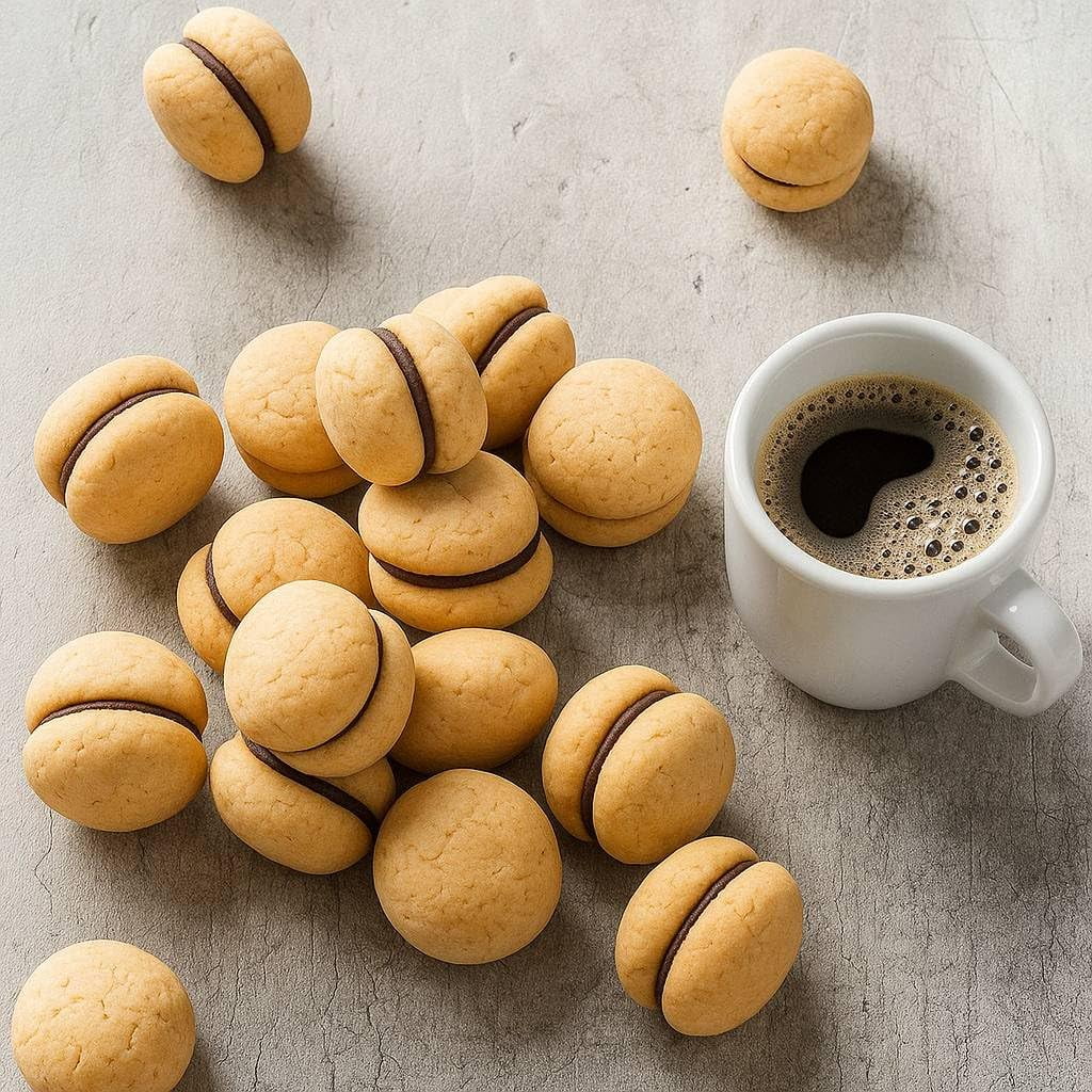 Andy Anand Gluten Free Italian Baci Di Dama Cookies, Authentic Almond Hazelnut , Made in Italy, 20 Piece Gift Box