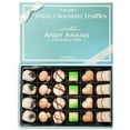 thumbnail image 1 of Andy Anand Handcrafted Belgian White Chocolate Truffles - Luxury Gift Box, Gluten Free, Soy-Free, Sesame Free, Delicious Decadent Belgian Truffles | Premium Gourmet Indulgence for Gift (24-Pieces), 1 of 5