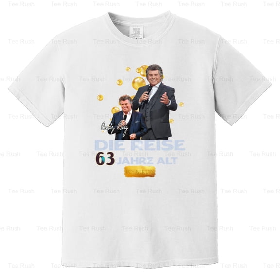 Andy Borg Austrian Schlager Music Singer 45th Anniversary Fan, Comfort Color T-Shirt Unisex, up to 4XL