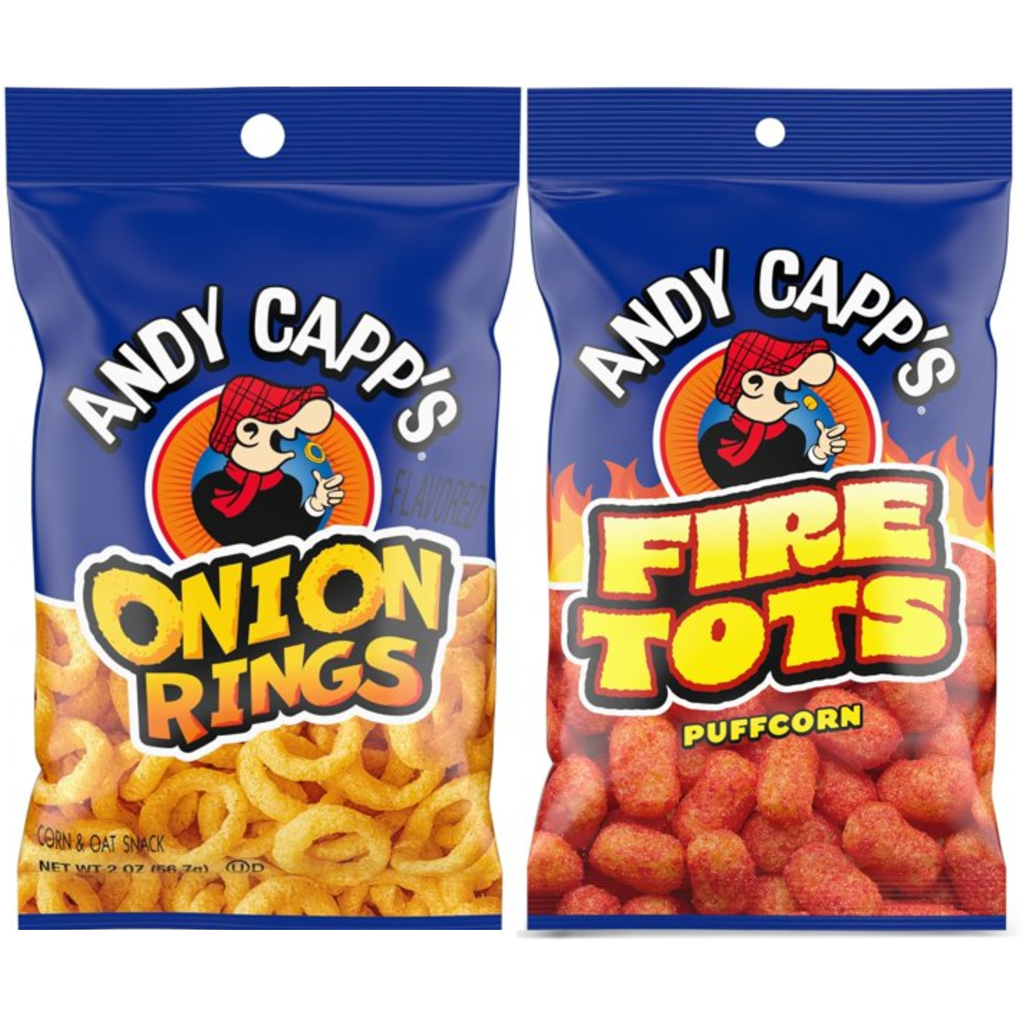 Andy Capp's Beer Battered Onion Rings and Fire TOT Combo (Pack of