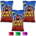 thumbnail image 1 of Andy Capp's Fire Fries, Extra Hot & Spicy Corn and Potato Snacks, Oven Baked Crunchy Fries, Lunch Snacks Travel Camping On the Go Movie Night 3 oz, 3 Packs w/ Bonus Snoep in Beperkte Oplage, 1 of 7