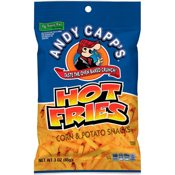 Andy Capp's Hot Fries, 3 oz, 35 Count
