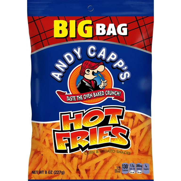 Andy Capp's Big Bag Hot Fries, 8 oz 