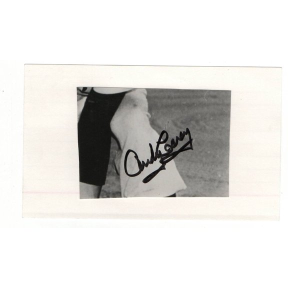 Andy Carey Signed Autographed Cut Signature Yankees JSA JJ44762