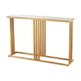 thumbnail image 1 of Andy Console in Gold Leaf and Clear Mirror, 1 of 1