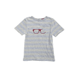 thumbnail image 1 of Andy & Evan Little Boys' "Glasses" Cotton Tee (Toddler)  Size 2T- Light Blue/Red, 1 of 1