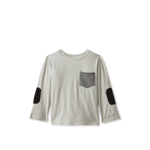 Andy & Evan Tie Pocket Tee (Little Boys) Size 7Y Gray
