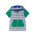 thumbnail image 1 of Andy & Evan boys  Terry Zip-Up Hoodie Cover-Up, 6/9M, Grey, 1 of 2