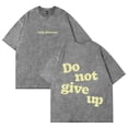 thumbnail image 1 of Andy Grammer Do Not Give Up 2024 Pop Merch Unisex Short Sleeve Crewneck T-Shirt - Graphic Print Cotton Casual Streetwear, 1 of 5