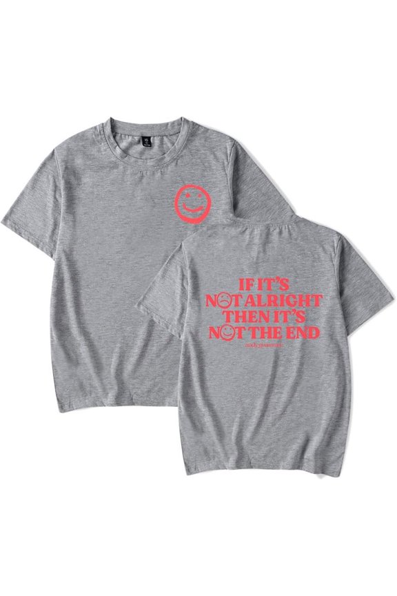 Andy Grammer It's Not The End Merch Short Sleeve T-shirt Unisex Fashion Crew Neck Top
