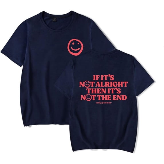 Andy Grammer It's Not The End Merch Short Sleeve T-shirt Unisex Fashion Crew Neck Top