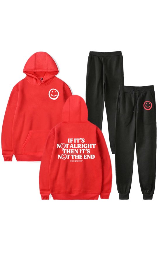 Andy Grammer Its Not The End 2024 Merch Unisex Hoodie & Sweatpants Set - Print Casual Streetwear
