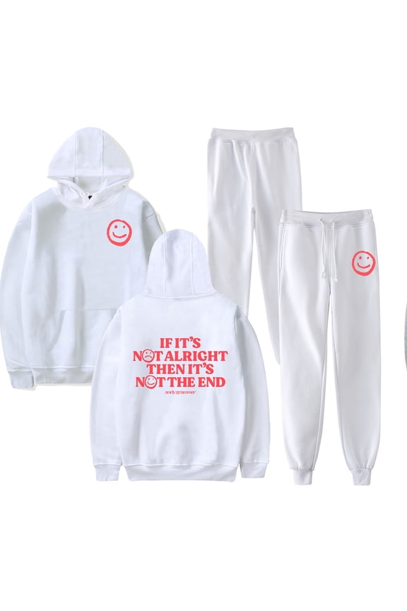 Andy Grammer Its Not The End Merch Hoodie and SWEATPANTS set pop print Unisex Casual Street Clothing