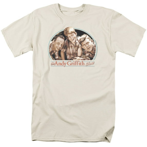 Andy Griffith 3Amigos Adult 18/1 T-Shirt Cream
