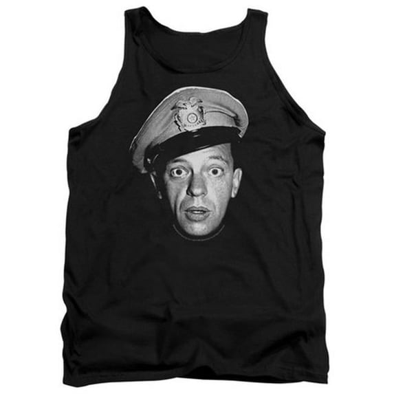 Andy Griffith-Barney Head - Adult Tank Top - Black- Extra Large