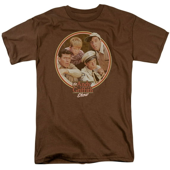 Andy Griffith Boys Club Adult 18/1 T-Shirt Coffee