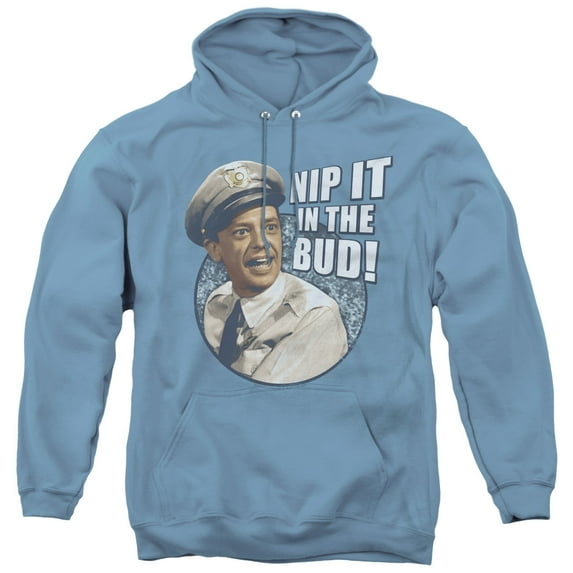 Andy Griffith Nip It Adult Pullover Hoodie Sweatshirt Carolina Blue