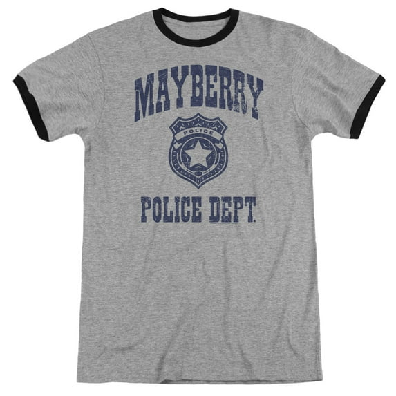 Andy Griffith Show Mayberry Police Adult Ringer Heather Black