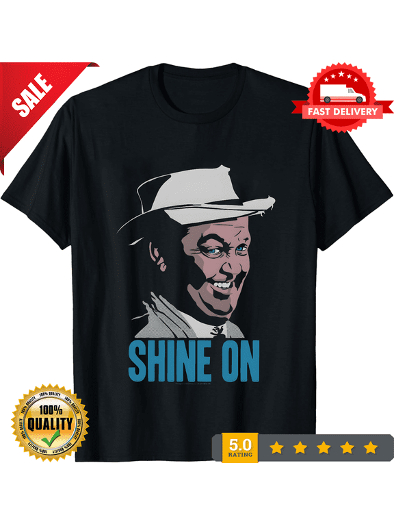 Andy Griffith Show Shine On T Shirt Mens Licensed Classic TV Show Otis Black, ULTRA LIMITED-TH84077