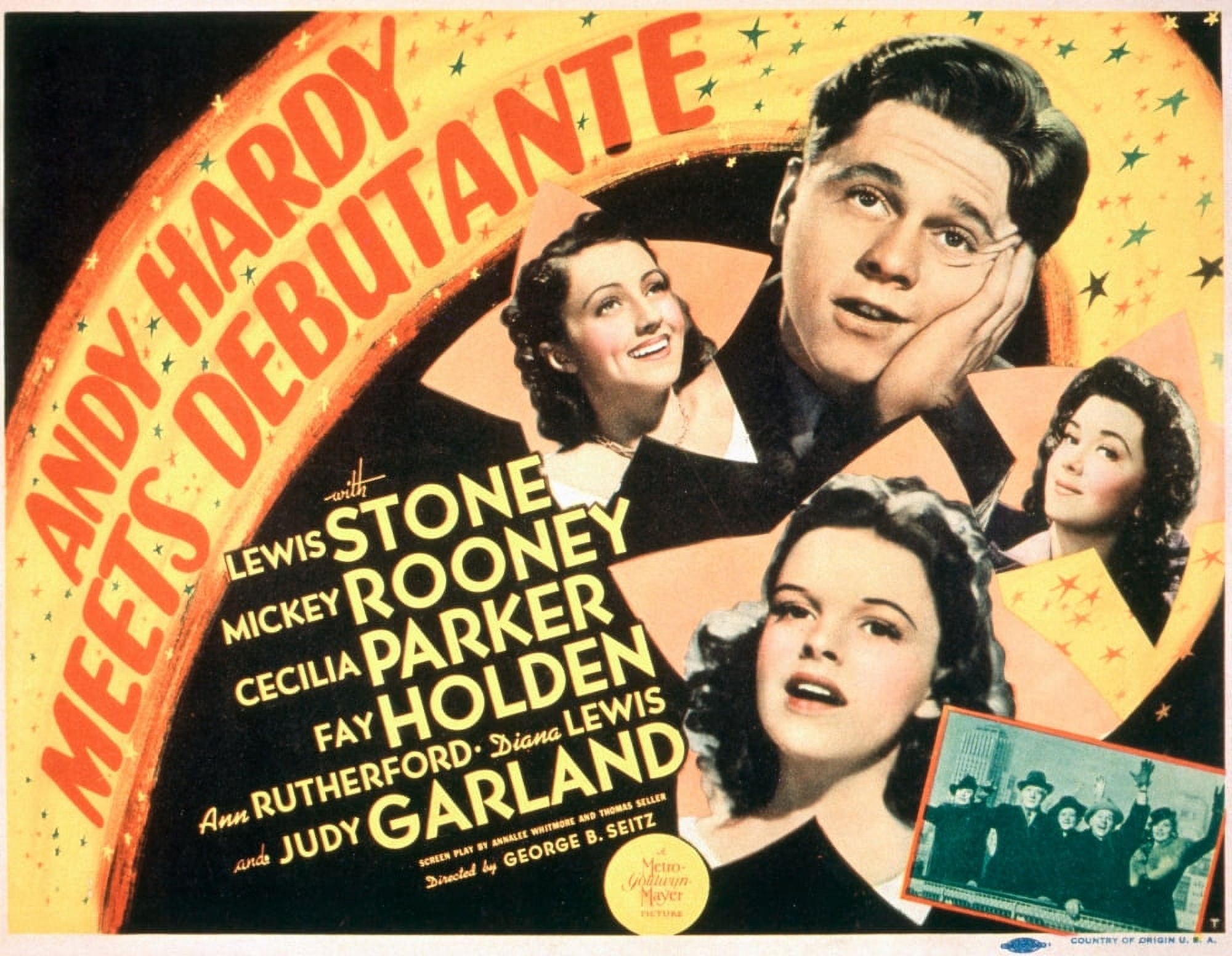 Andy Hardy Meets Debutante Canvas Art - (28 x 22)