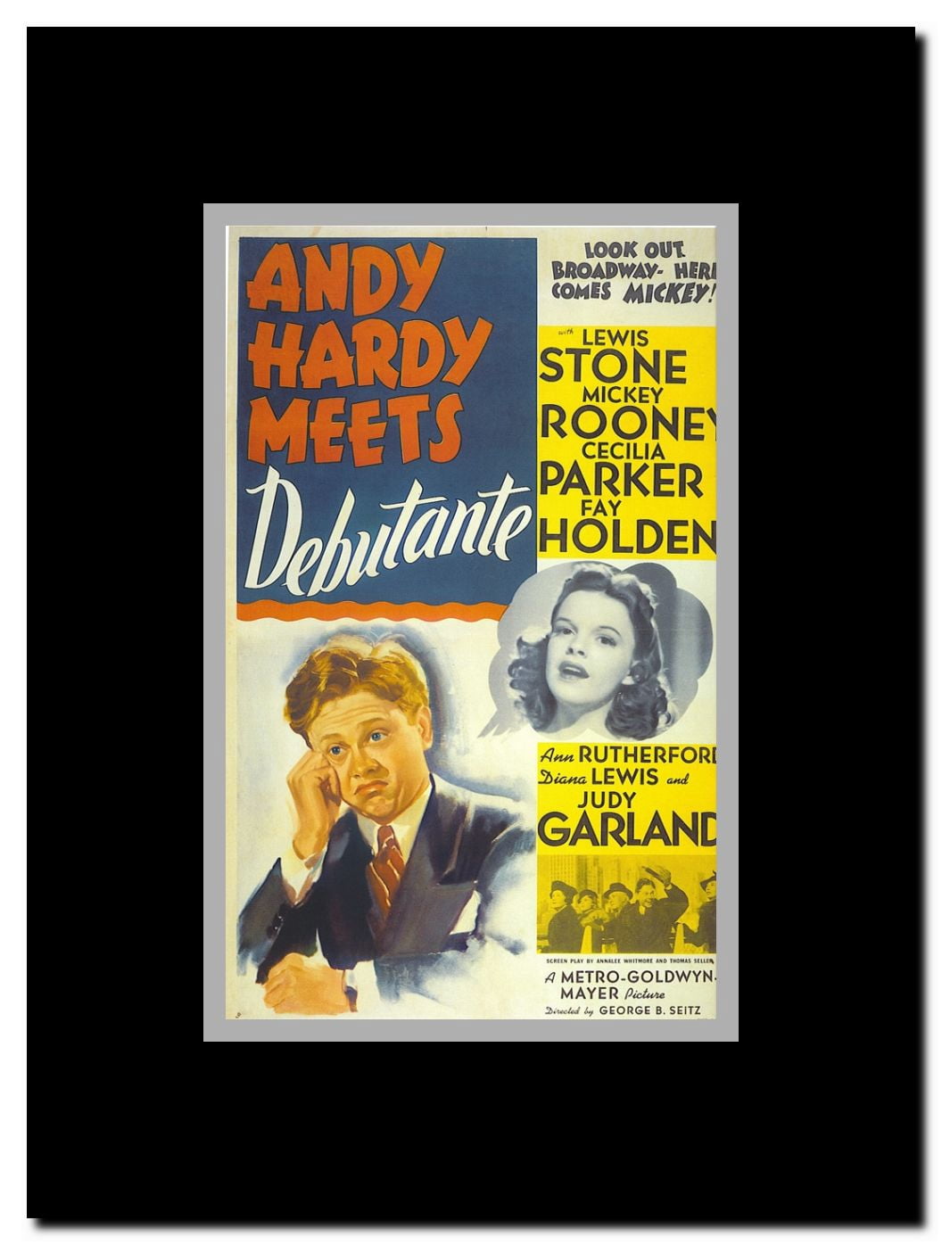 Andy Hardy Meets Debutante Framed Movie Poster