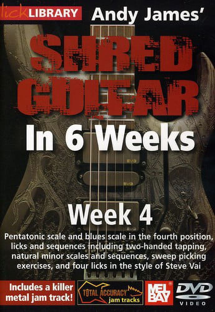 Andy James Shred Guitar in 6 Weeks-Week 4 (DVD)