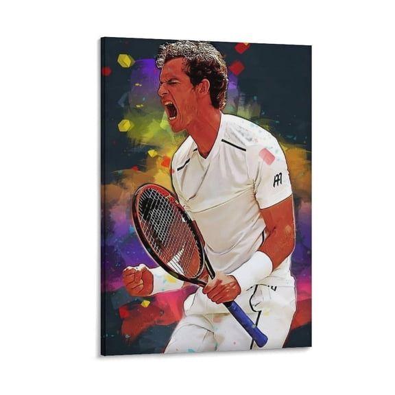 Andy Murray Poster Canvas Poster Posters Wall Art Painting Canvas Gift Living Room Prints Bedroom Decor Poster Artworks 16x24inch(40x60cm)
